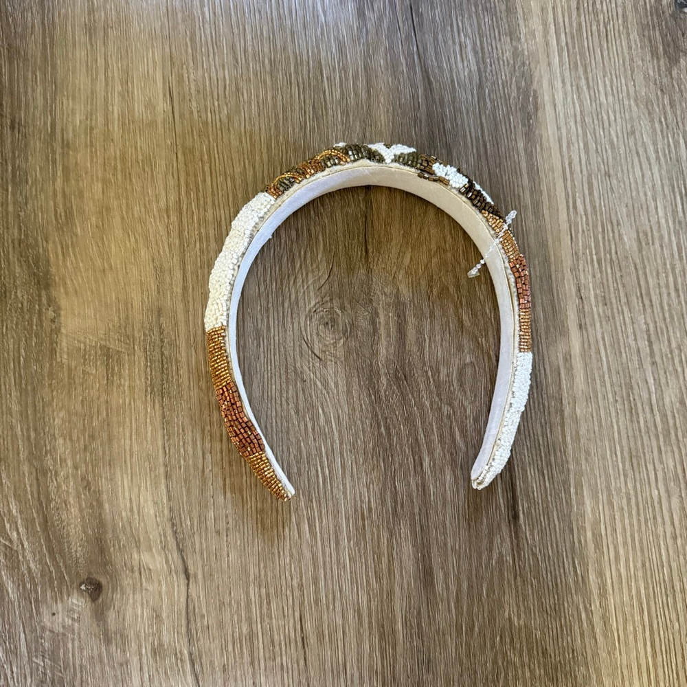 FREE PEOPLE Last Summer Beaded Hard Headband NWT - Picture 3 of 6